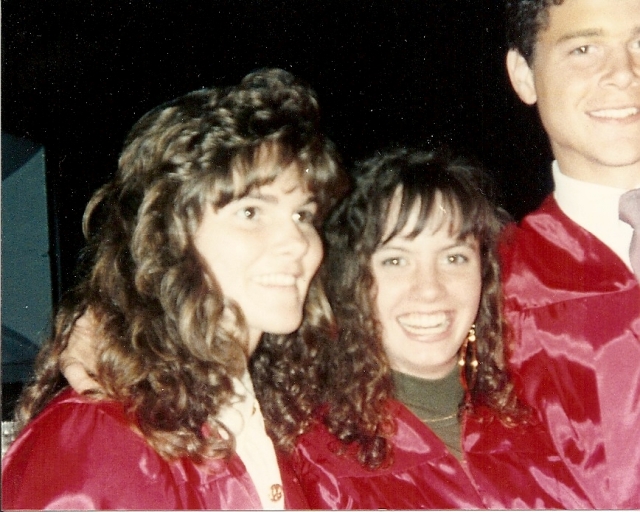 Dianna Stoetzel, Jen Brown, Tarik El Sayad Graduation 1989